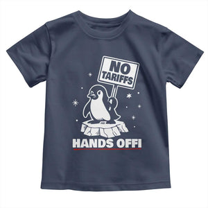Funny Resist Penguins Toddler T Shirt Tariffs on Penguins? Really TS10 Navy Print Your Wear