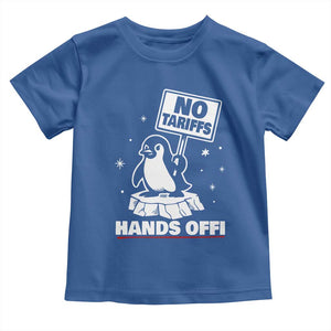 Funny Resist Penguins Toddler T Shirt Tariffs on Penguins? Really TS10 Royal Blue Print Your Wear