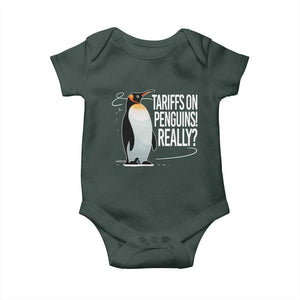 Hands Off Protest Baby Onesie Stand With Penguins Resist Against Tariffs TS10 Print Your Wear