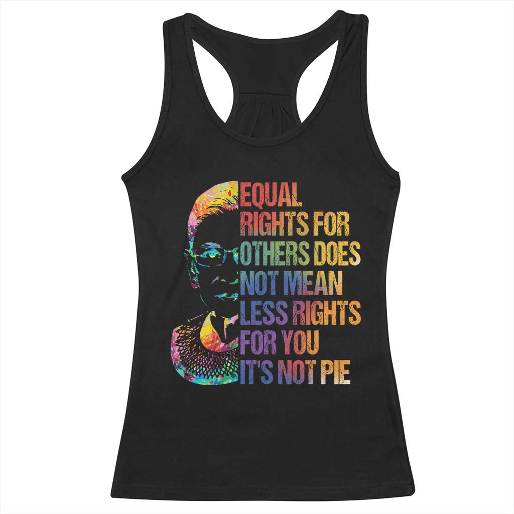 Notorious RBG Racerback Tank Top Feminist Citizen LGBTQ+ Equal Rights Advocate TS10 Black Print Your Wear