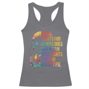 Notorious RBG Racerback Tank Top Feminist Citizen LGBTQ+ Equal Rights Advocate TS10 Charcoal Print Your Wear