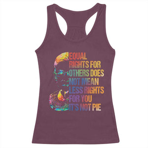 Notorious RBG Racerback Tank Top Feminist Citizen LGBTQ+ Equal Rights Advocate TS10 Maroon Print Your Wear