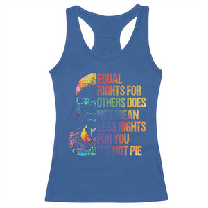 Notorious RBG Racerback Tank Top Feminist Citizen LGBTQ+ Equal Rights Advocate TS10 Royal Blue Print Your Wear