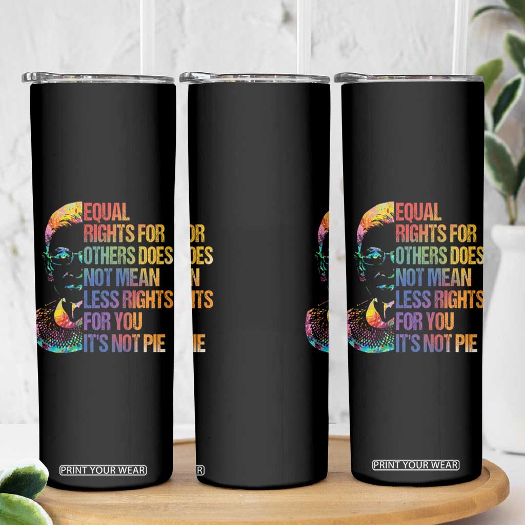 Notorious RBG Skinny Tumbler Feminist Citizen LGBTQ+ Equal Rights Advocate TS10 Print Your Wear