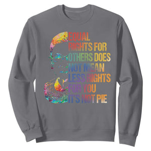 Notorious RBG Sweatshirt Feminist Citizen LGBTQ+ Equal Rights Advocate TS10 Charcoal Print Your Wear