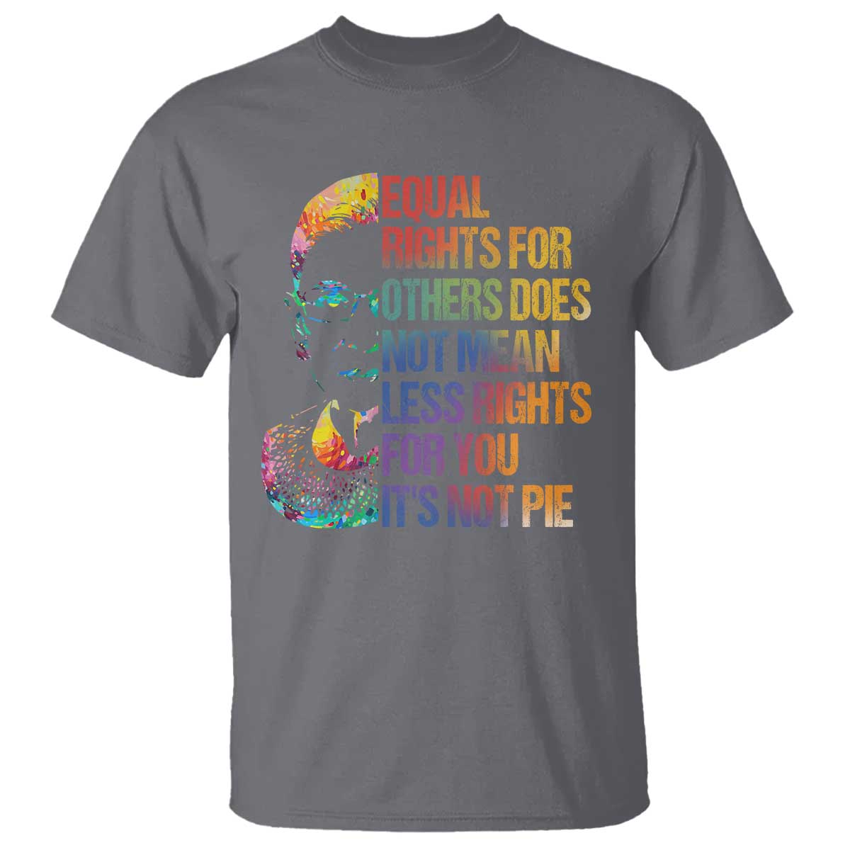 Notorious RBG T Shirt Feminist Citizen LGBTQ+ Equal Rights Advocate TS10 Charcoal Print Your Wear