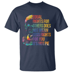 Notorious RBG T Shirt Feminist Citizen LGBTQ+ Equal Rights Advocate TS10 Navy Print Your Wear