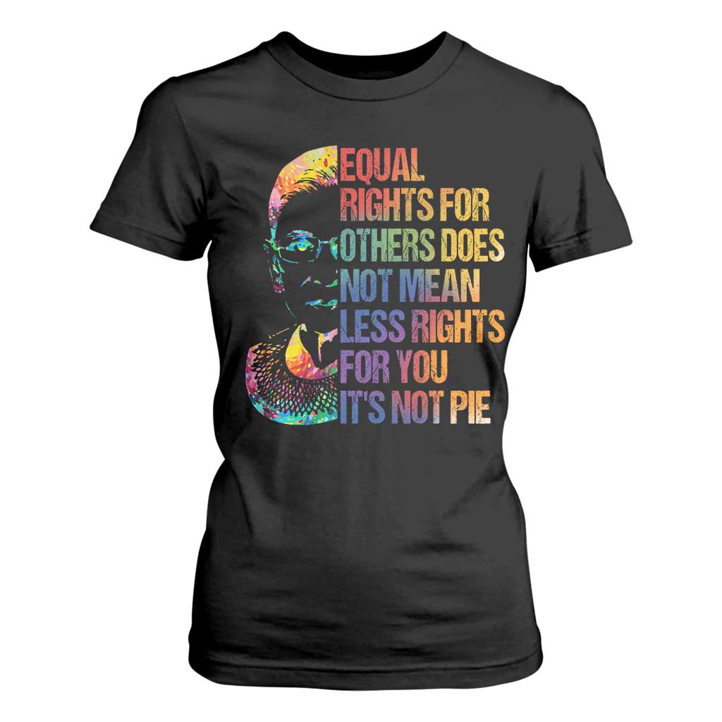 Notorious RBG T Shirt For Women Feminist Citizen LGBTQ+ Equal Rights Advocate TS10 Black Print Your Wear