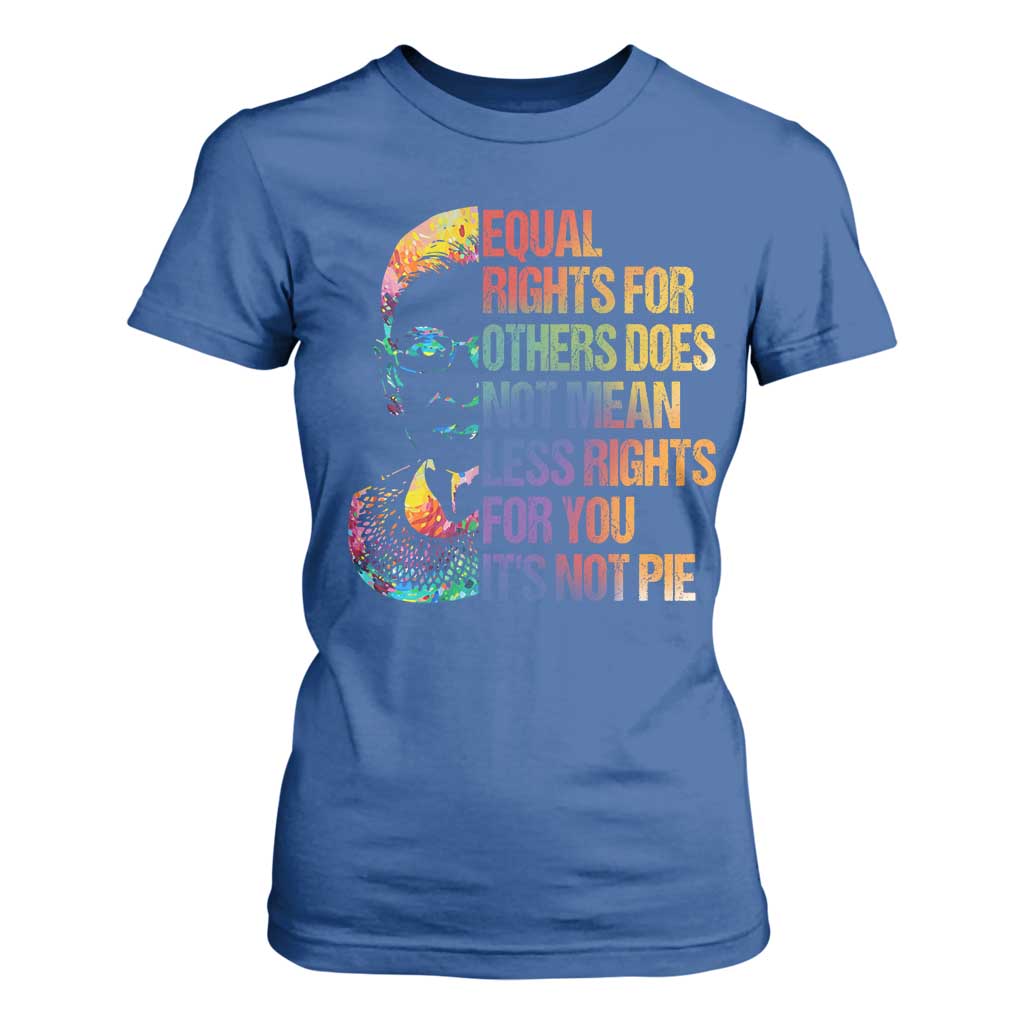 Notorious RBG T Shirt For Women Feminist Citizen LGBTQ+ Equal Rights Advocate TS10 Royal Blue Print Your Wear