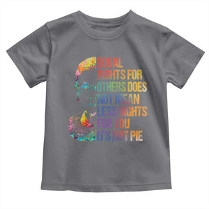 Notorious RBG Toddler T Shirt Feminist Citizen LGBTQ+ Equal Rights Advocate TS10 Charcoal Print Your Wear