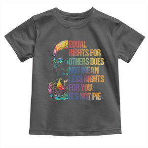 Notorious RBG Toddler T Shirt Feminist Citizen LGBTQ+ Equal Rights Advocate TS10 Dark Heather Print Your Wear