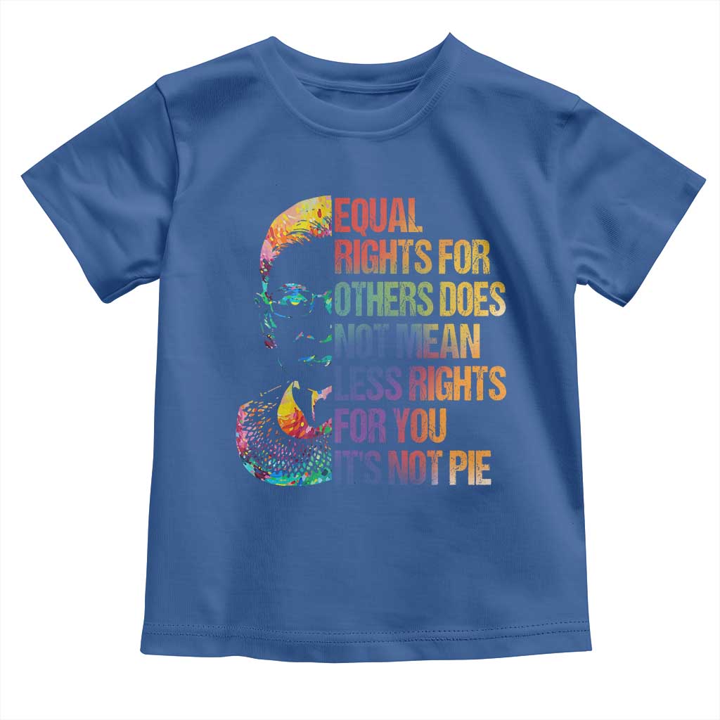 Notorious RBG Toddler T Shirt Feminist Citizen LGBTQ+ Equal Rights Advocate TS10 Royal Blue Print Your Wear