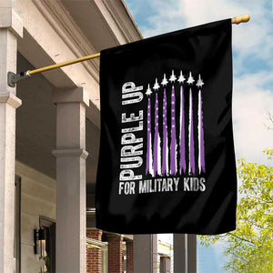 Purple Up For Military Kids Garden Flag US Flag Military Child Support TS10 Print Your Wear