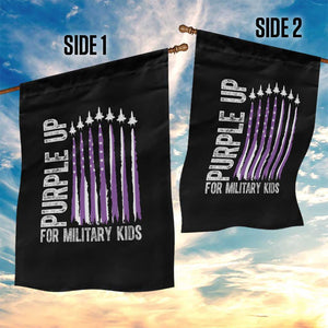 Purple Up For Military Kids Garden Flag US Flag Military Child Support TS10 Print Your Wear