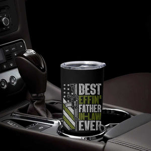 Best Effin’ Father In Law Ever Tumbler Cup FIL Gun American Flag TS10 Print Your Wear