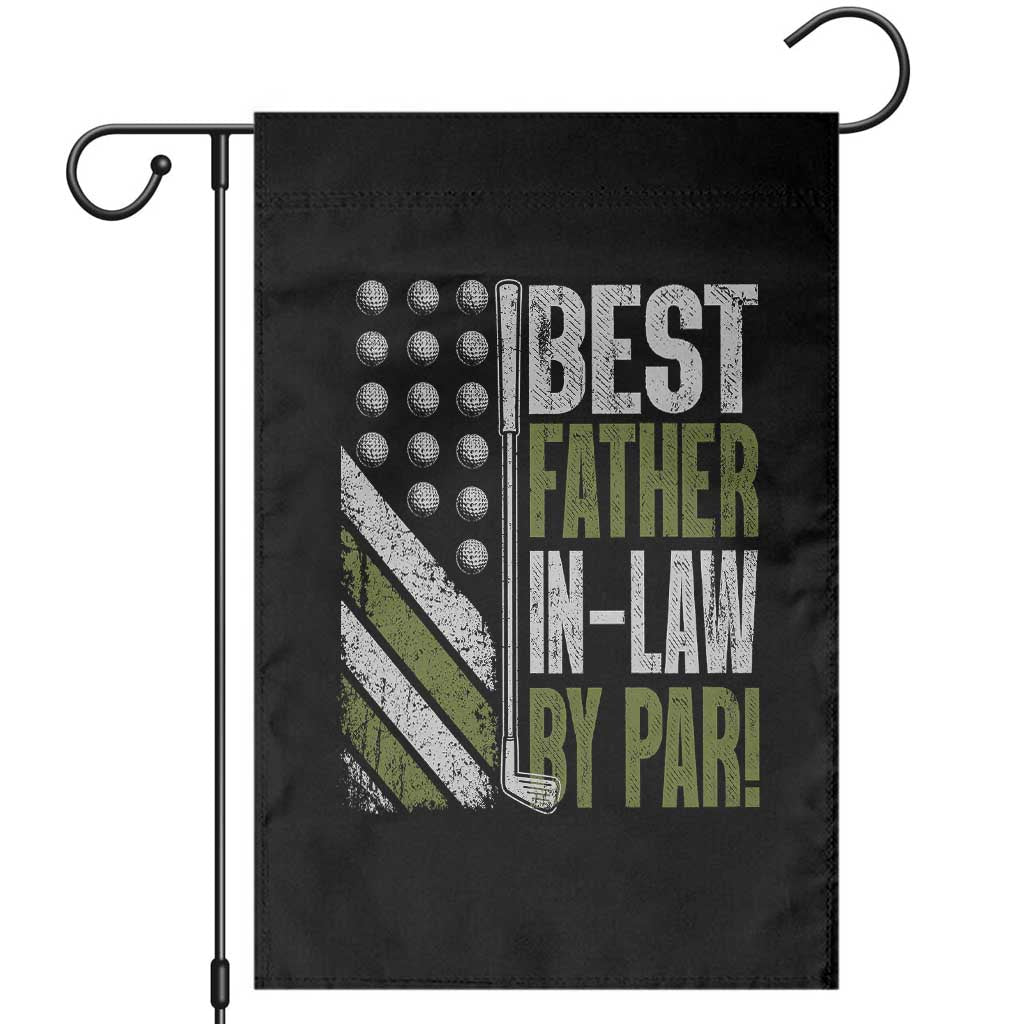 Father In Law Golf Garden Flag Best FIL By Par Fathers Day Gift for Golfers TS10 Black Print Your Wear