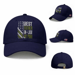 Father In Law Golf Baseball Cap Best FIL By Par Fathers Day Gift for Golfers TS10 Baseball Cap Universal Fit Dark Blue Print Your Wear
