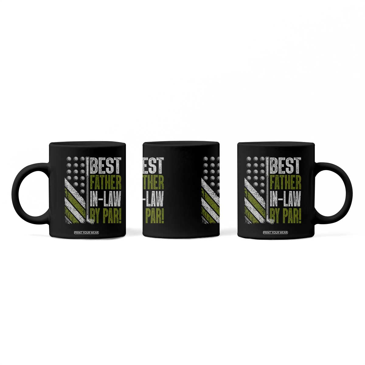 Father In Law Golf Coffee Mug Best FIL By Par Fathers Day Gift for Golfers TS10 Print Your Wear