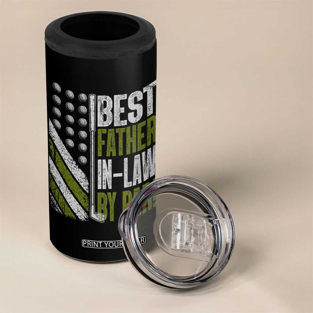 Father In Law Golf 4 in 1 Can Cooler Tumbler Best FIL By Par Fathers Day Gift for Golfers TS10 Print Your Wear