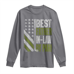 Father In Law Golf Long Sleeve Shirt Best FIL By Par Fathers Day Gift for Golfers TS10 Charcoal Print Your Wear