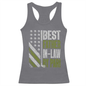 Father In Law Golf Racerback Tank Top Best FIL By Par Fathers Day Gift for Golfers TS10 Charcoal Print Your Wear