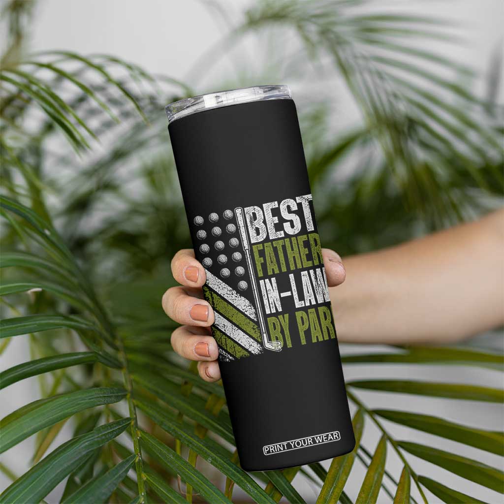 Father In Law Golf Skinny Tumbler Best FIL By Par Fathers Day Gift for Golfers TS10 Print Your Wear
