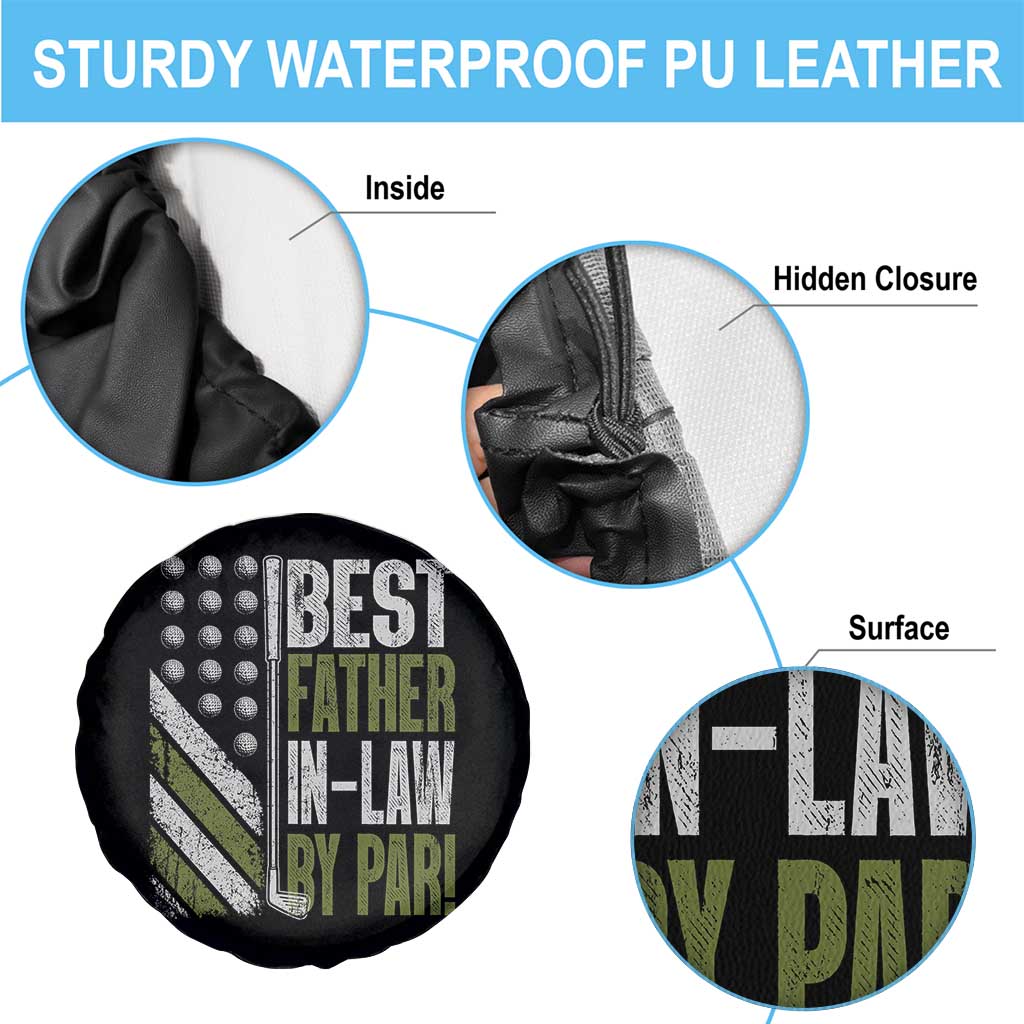 Father In Law Golf Spare Tire Cover Best FIL By Par Fathers Day Gift for Golfers TS10 Print Your Wear