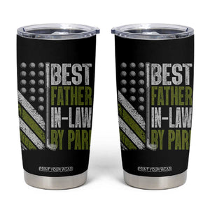 Father In Law Golf Tumbler Cup Best FIL By Par Fathers Day Gift for Golfers TS10 Black Print Your Wear