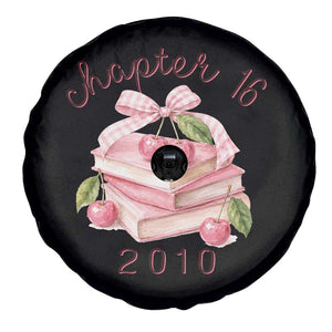 Sweet Chapter 16 Birthday Spare Tire Cover Cherry Books 16th Birthday Gifts For Her Book Lover