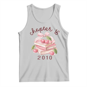 Sweet Chapter 16 Birthday Tank Top Cherry Books 16th Birthday Gifts For Her Book Lover