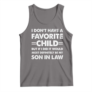 My Son In Law Is My Favorite Child Tank Top Funny Mother-in-Law Father-in-Law Gift TS10 Deep Heather Print Your Wear