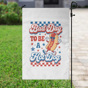 Bad Day To Be A Hot Dog Garden Flag Hotdog Lover Wiener 4th Of July TS10 Print Your Wear