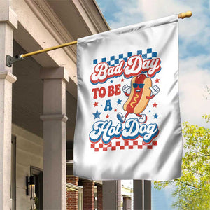 Bad Day To Be A Hot Dog Garden Flag Hotdog Lover Wiener 4th Of July TS10 Print Your Wear
