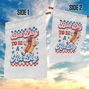 Bad Day To Be A Hot Dog Garden Flag Hotdog Lover Wiener 4th Of July TS10 Print Your Wear