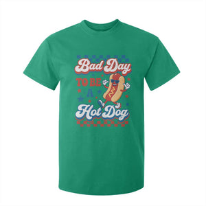 Bad Day To Be A Hot Dog T Shirt For Kid Hotdog Lover Wiener 4th Of July TS10 Irish Green Print Your Wear