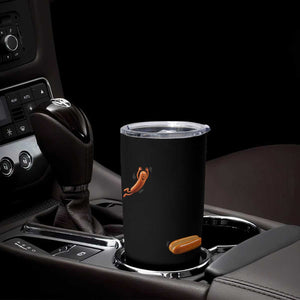 Funny Hot Dog Tumbler Cup Hotdog Jumping Into Bun Sausage BBQ Grilling High Dive TS10 Print Your Wear