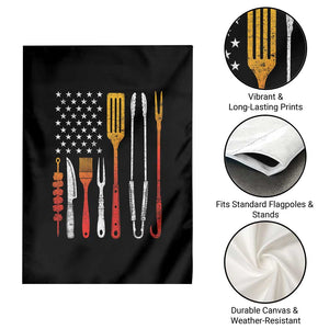 Bbq Smoker Garden Flag Barbecue Chef Smoking Tools Grilling Pit Master USA Flag TS10 Print Your Wear