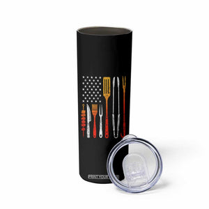 Bbq Smoker Skinny Tumbler Barbecue Chef Smoking Tools Grilling Pit Master USA Flag TS10 Print Your Wear