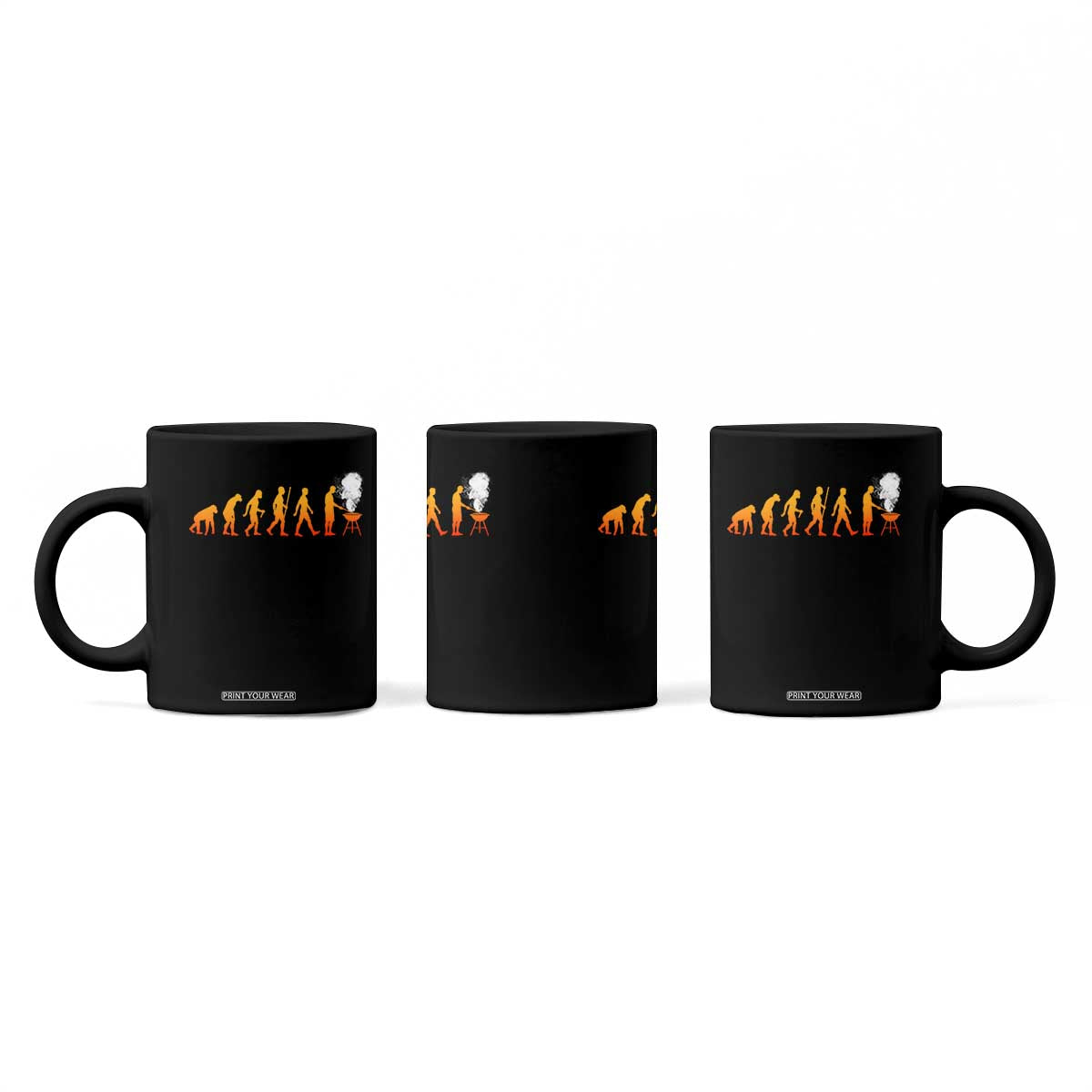 Funny BBQ Coffee Mug Evolution Of Grill Master Grilling Gifts Meat Smoking TS10 Print Your Wear