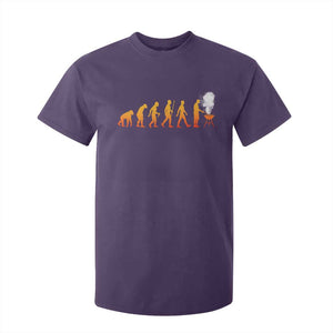 Funny BBQ T Shirt For Kid Evolution Of Grill Master Grilling Gifts Meat Smoking TS10 Purple Print Your Wear