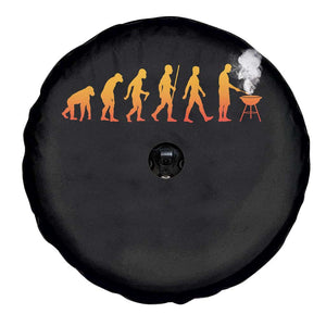 Funny BBQ Spare Tire Cover Evolution Of Grill Master Grilling Gifts Meat Smoking TS10 Print Your Wear