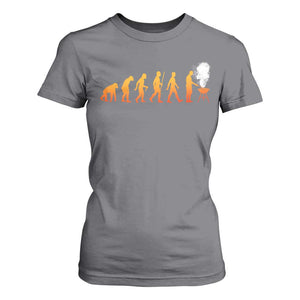 Funny BBQ T Shirt For Women Evolution Of Grill Master Grilling Gifts Meat Smoking TS10 Charcoal Print Your Wear