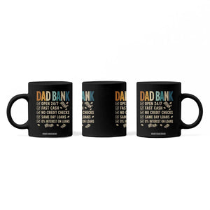 Funny Dad Coffee Mug Retro Dad Bank Fathers Day
