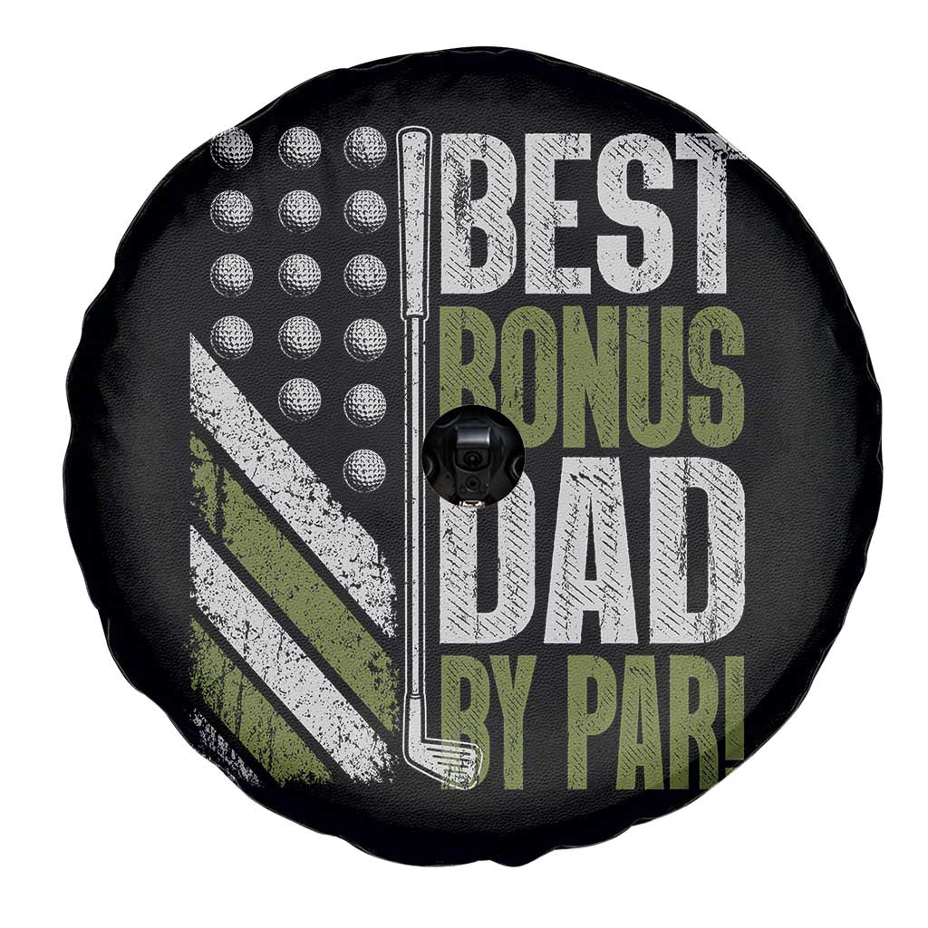 Best Bonus Dad By Par Spare Tire Cover Step Dad Golf American Flag Fathers Day Gift For Golfers TS10 Print Your Wear