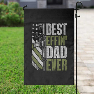 Best Effin Dad Ever Garden Flag Fathers Day Daddy Gun American Flag TS10 Print Your Wear