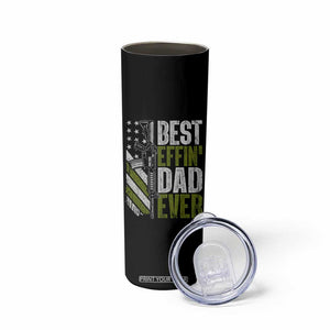Best Effin Dad Ever Skinny Tumbler Fathers Day Daddy Gun American Flag TS10 Print Your Wear