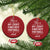Lucky Fantasy Football Christmas Ornament Commissioner Draft Party Commish FFL TS10 Circle Red Print Your Wear