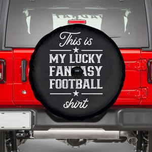Lucky Fantasy Football Spare Tire Cover Commissioner Draft Party Commish FFL TS10 Black Print Your Wear