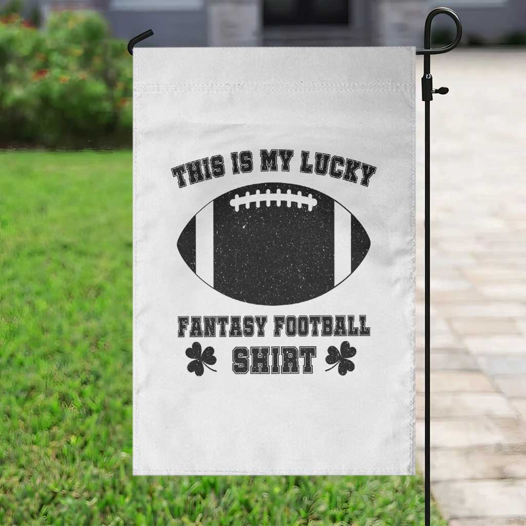 Lucky Fantasy Football Garden Flag Vintage Commissioner Draft Party Commish FFL TS10 Print Your Wear