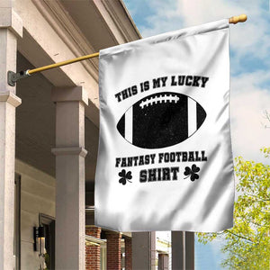 Lucky Fantasy Football Garden Flag Vintage Commissioner Draft Party Commish FFL TS10 Print Your Wear